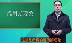 什么是溫周期現(xiàn)象？溫周期現(xiàn)象名詞解釋